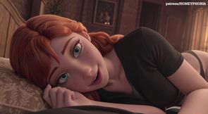 Anna is going to introduce us to her favorite "toy" Frozen 3D porn animation