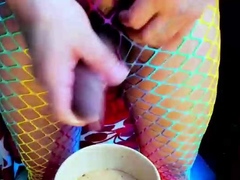 Amateur crossdresser outdoor solo