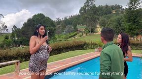 Horny real estate agent closes a deal