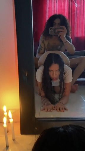 POV ANAL Naughty stepmom gives me the best VALENTINE's DAY gift! - REAL HOMEMADE   Clip 1