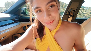 I picked Up Big Ass Latina Pornstar Tru Kait in My New Lambo