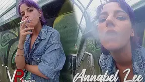 Annabel Lee - Smoking On The Bridge - VRSmokers