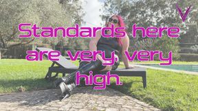 BBW Dominatrix CatastroV takes you through a Day at the FemDom Retreat - POV