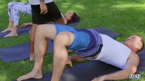 vigour Yoga - Pierce Paris and Ty Mitchell sixty nine dril