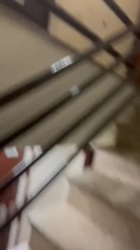 Fingering sitted on the stairs  of my building