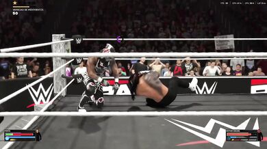 Raw Wrestling Gameplay Penta vs Choked Muscular Men HD Porn Role Play