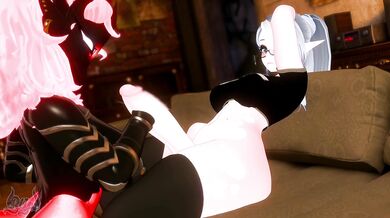 Warframe Ember on Futa Threesome - Fansly Preview - VRChat ERP