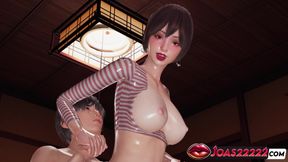Hot Japanese Xin Nylon Stockings 3D Hentai - Reverse Cowgirl Anal, Prone Bone Wet Ass &amp; Lifting Tied Creampie