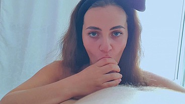 Sucked and spat all the sperm