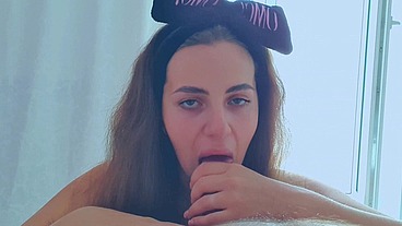 Sucked and spat all the sperm