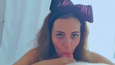 Sucked and spat all the sperm