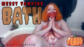 Big Boob Vampire Bath