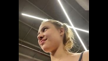 Sexy workout with horny bbw amateur