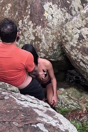 Fucking the Doll's Ass on the Beach with My Wife