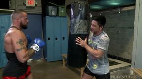 Trainer Gets Pounded by Extra Big Dicks Hard Body Sean Duran Screaming Loud