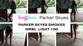 Parker Skyes Smokes Marlboro Light 100 – White Lingerie Outdoors - Heel Crushes Cork 1080HD