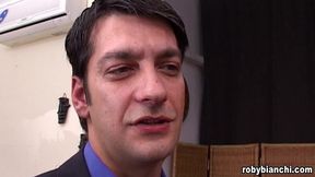 caroline, blonde gets ass fucked at the job interview