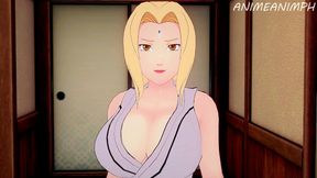 Milf Lady Tsunade Rides Naruto Until Fills Her Up with Cum - Anime Hentai 3d Uncensored