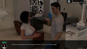 Naughty Nurse Gives Private "hands-on" Anatomy Lesson & Special Oral Exam - Medical Special Care - by 10ki