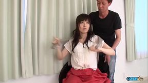 Auditions goes south and the girl gets to have fun with two guys