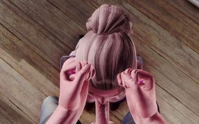 Murmur 7 - Goddess Shinigami Licking Adam's Dick Then Giving Blowjob to Him