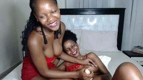 Maya Meghan & Amenda Stalone Private Show