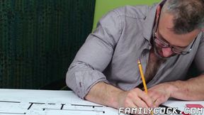 Hung DILF Cole Connor plows his attractive stepson Skylar Finchh