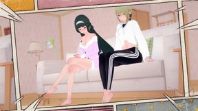 Astra Yao x Evelyn Chevalier (Zenless Zone Zero), chill and cozy day