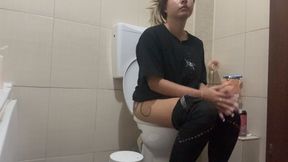 Come with me until i dump it in toilet