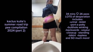 summer road trip pee compilation (part 2)