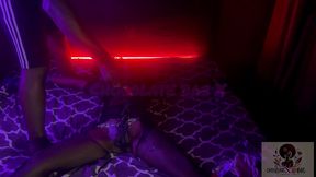 **bedbound** tied up while this deviant shoves his fat cock in my pussy!!