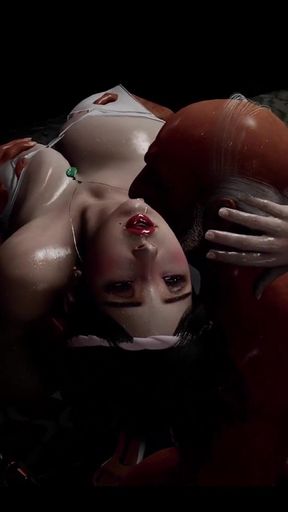 Bigboobs Virtual Seductress: the Legend of the Thicc - 3D Animation