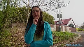 Briseida Myers - Jogging Brunette Measures And Rides Big Cock Outdoors