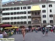 Lola - Hot Public Nudity Movie With Horny Redhead