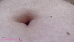Clean my belly button, bitch! Belly worship and burping POV