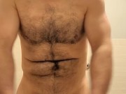 Hairy muscle bear flexing compilation!
