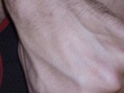 Cumdump's Flooded hole gets unplugged. ALL CUM!!!! NOT lube