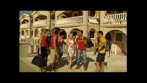 Remote island group gets depraved with big natural tits