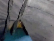 Black Micro penis twink pissing outdoor compilation