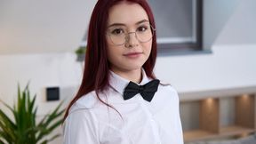 Lucky Stepbro Fucks Nerd Stepsister, Leaves Deep Inside