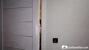 ”Lustful hot girl swaps herself with my toy”