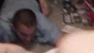 Fraternity Bros Go Wild - Group Orgy with Masked Coeds