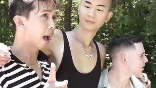 Wildwood Rampage A Lewd Encounter Between Hardy Young Bucks Danny D and Leofoxxx