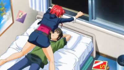 Watch this kinky redhead take sixty nine deep before getting pounded hard and creampied