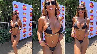 Black Bikini tease