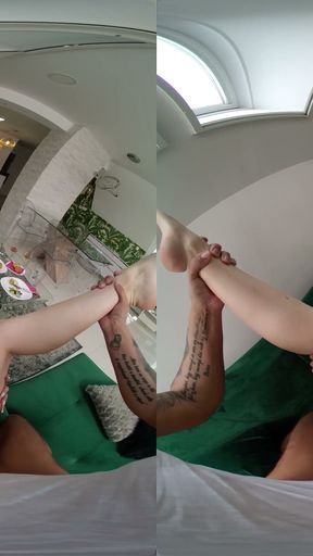 Teen Gets Horny After Dinner - Virtual Real Porn   Clip 2
