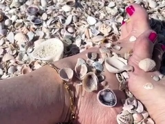 Maitresse Madelines solo foot fetish POV