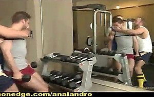 Kyle kash is caught by two gym rats as they edge his s