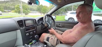 Wank off in the Car