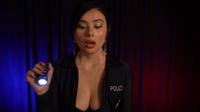 Strict but passionate police officer wants to check on your pants